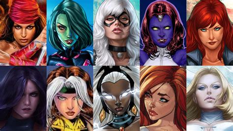 sexy marvel girls|The Most Beautiful Women From X